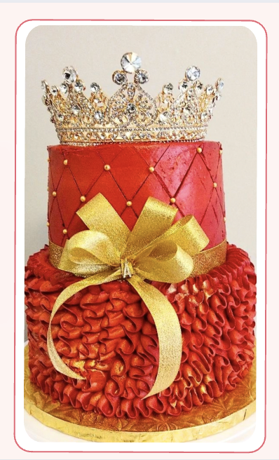 Red Crown Cake
