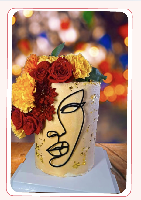 Tall Face Cake