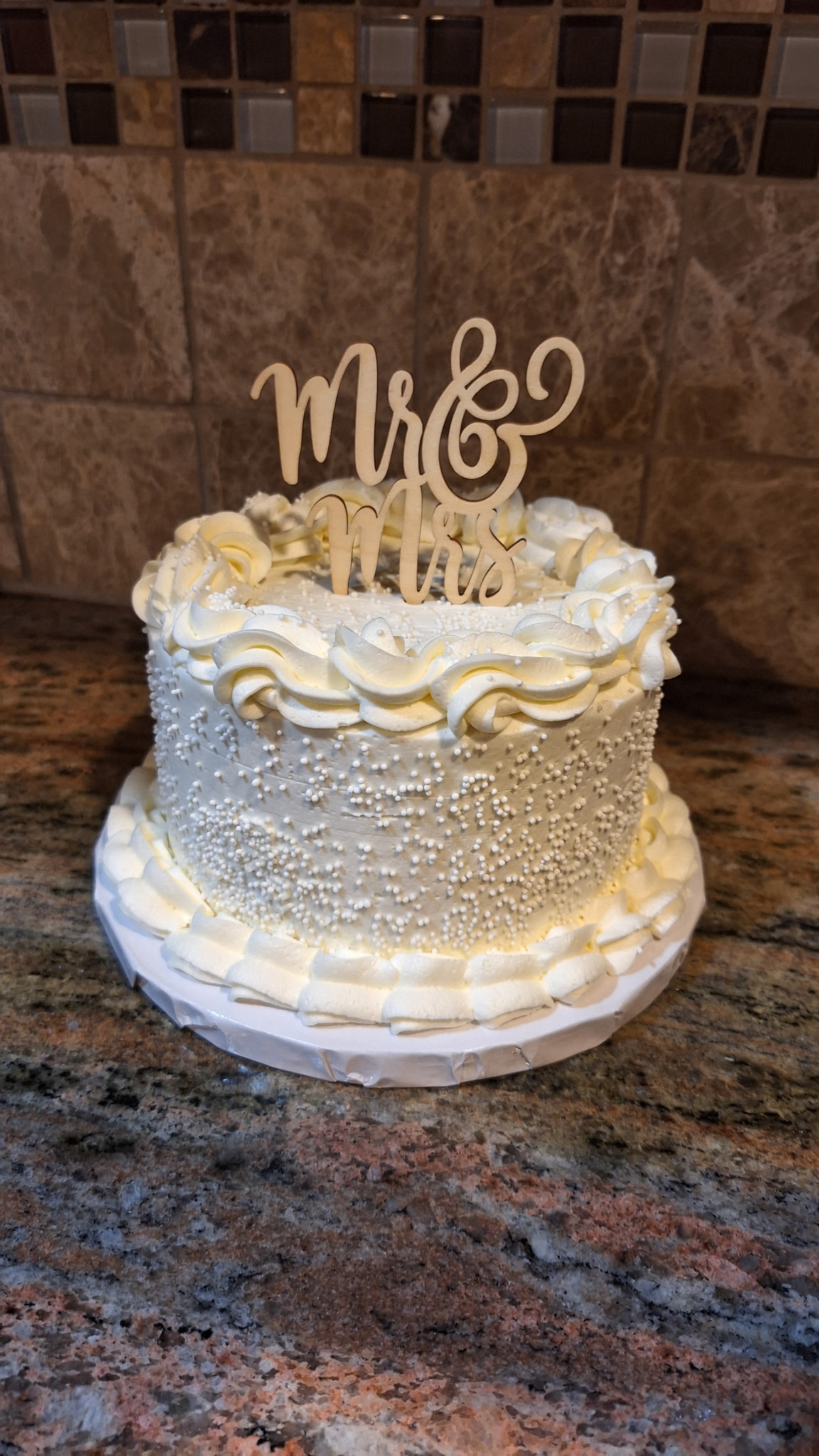 Beautiful Custom Wedding Cake