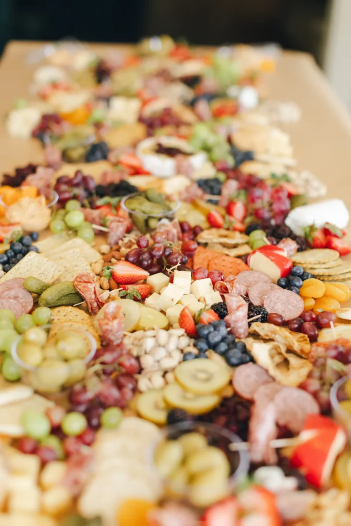 Custom charcuterie grazing table by Onna's Sweets and Eats San Antonio TX